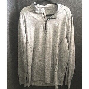 BALEAF Men's 1/4‎ Zip XXL 2XL Running Shirt Long Sleeve Pockets Gray Pullover
